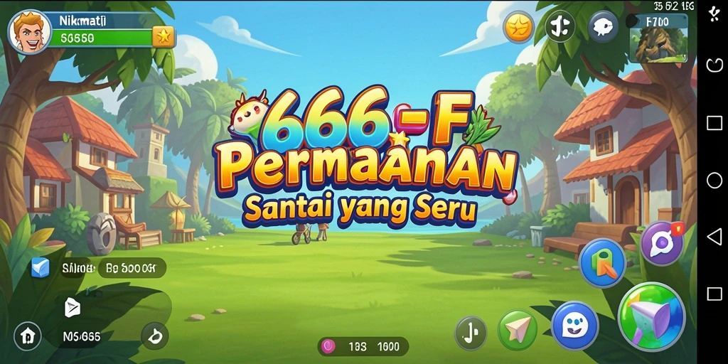 Tampilan gameplay 666F yang mengasyikkan dan penuh warna.