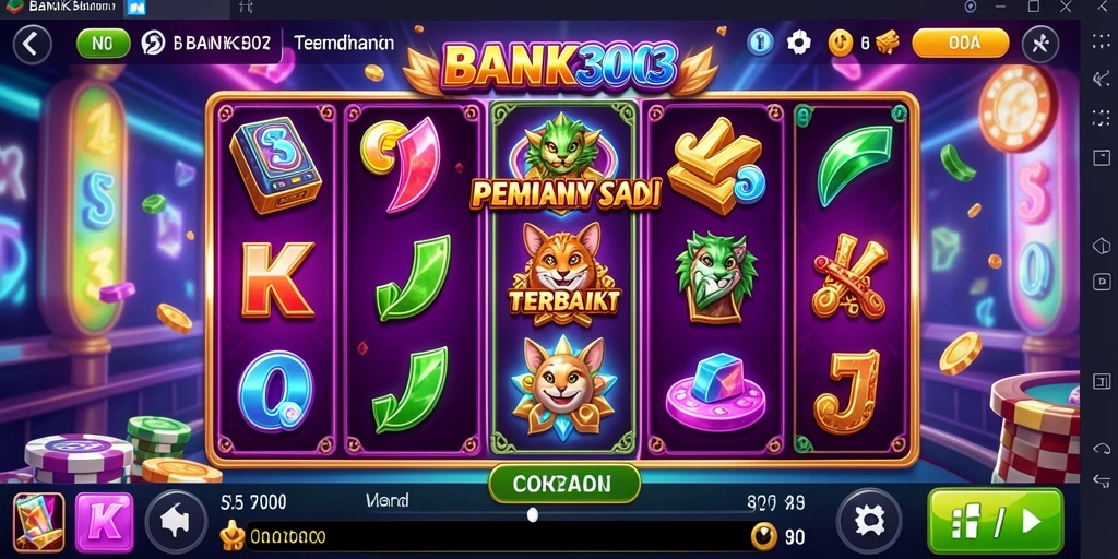 Gameplay Slot BANK303 yang mengasyikkan dan berwarna-warni.