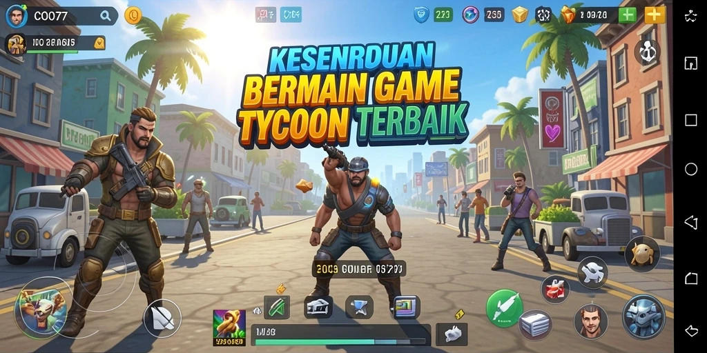 Tampilan gameplay COO77 yang menakjubkan dan interaktif.