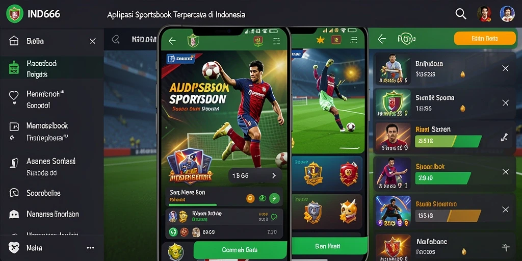 Tampilan screenshot dari permainan Sportsbook yang menarik di IND666.
