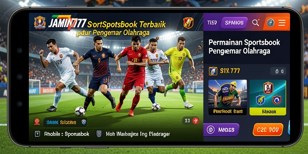Tampilan gameplay JAMIN777 dengan berbagai pilihan taruhan olahraga.