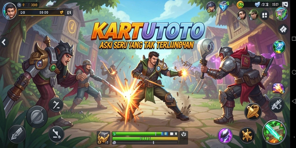 Gameplay aksi penuh adrenalin dalam KARTUTOTO.