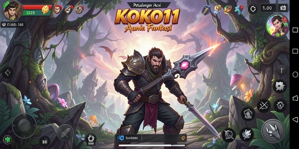 Tampilan gameplay ARPG yang menakjubkan di KOKO11.