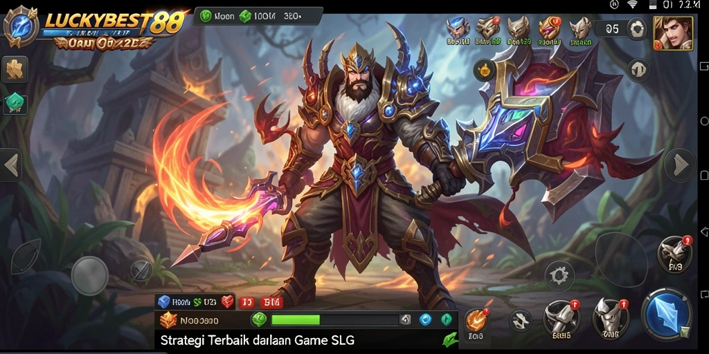 Tampilan gameplay seru LUCKYBEST88 dengan strategi mendalam.