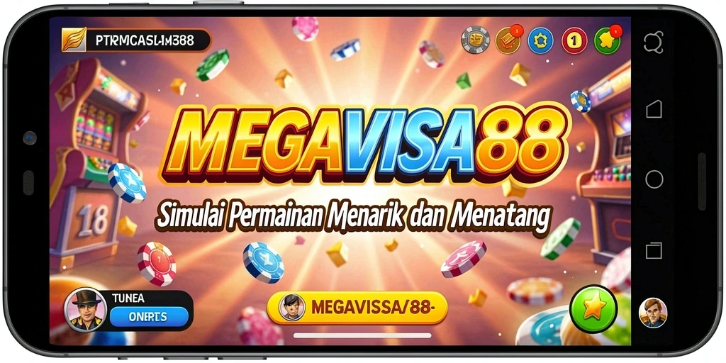 Tampilan gameplay menakjubkan dari MEGAVISA88 dengan elemen simulasi yang mendetail.