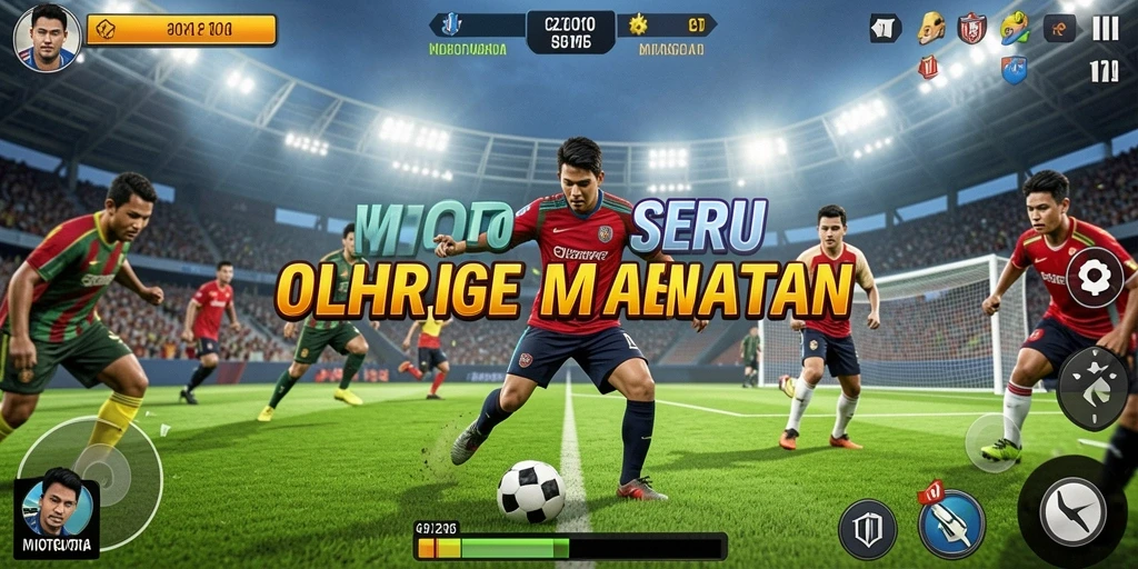 Tampilan gameplay menarik dari MIOTOTO dengan aksi seru olahraga.