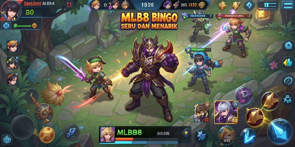 Tampilan gameplay Bingo yang seru dan menantang di MLBB8.