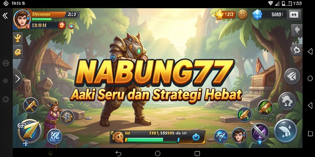 Tampilan gameplay seru NABUNG77 dengan aksi menegangkan.