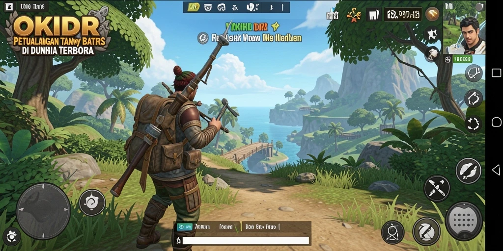 Gameplay OKIDR yang seru di dunia terbuka yang dinamis.