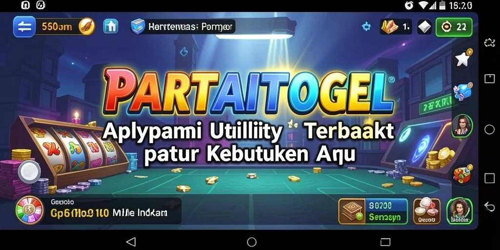Tampilan aplikasi PARTAITOGEL yang memudahkan penggunaan sehari-hari.
