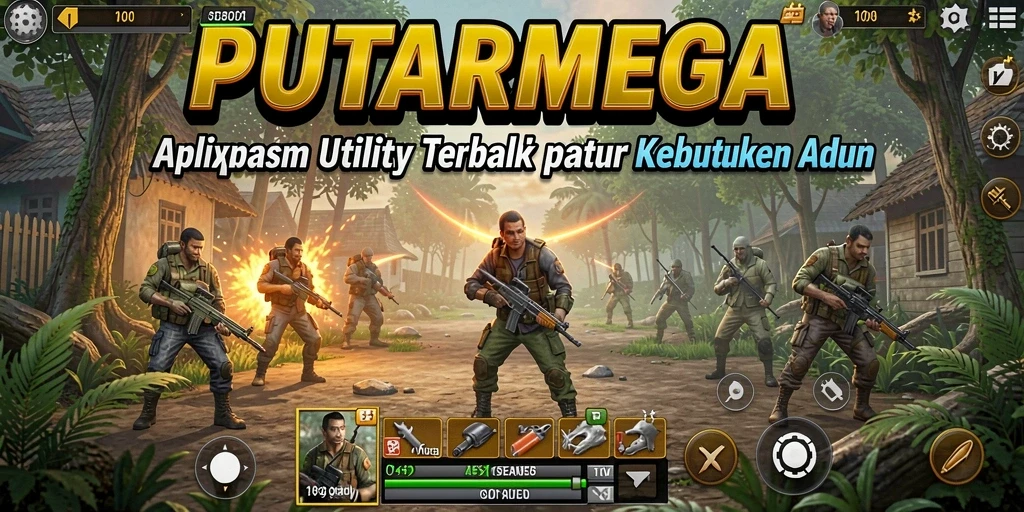 Tampilan antarmuka PUTARMEGA yang modern dan fungsional.
