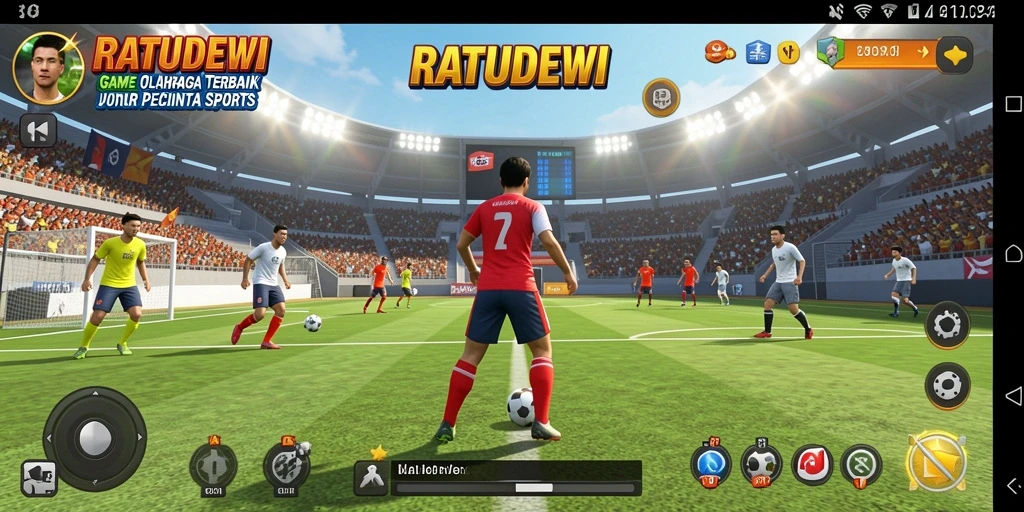 Tampilan antarmuka gameplay RATUDEWI yang menarik dan interaktif.
