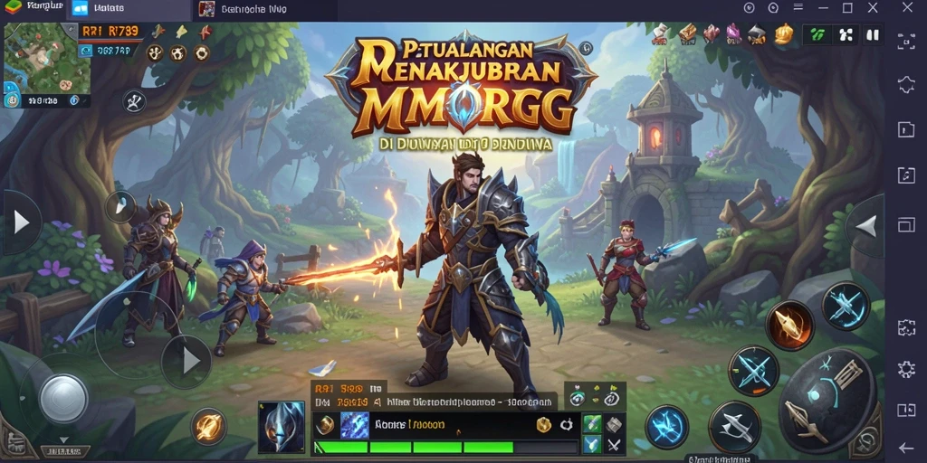 Screenshot gameplay MMORPG RR789 yang menarik dan interaktif.