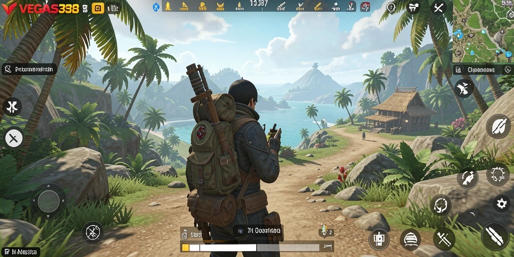 Tampilan gameplay menakjubkan dalam dunia Open World VEGAS338.